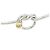 Tiffany & Co Bracciale a cuore con gancio e occhiello in filo piatto Tiffany - vista 2
