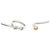 Tiffany & Co Bracciale a cuore con gancio e occhiello in filo piatto Tiffany - vista 3