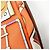 Pochette Hermès Carre En Boucles Sursoie To Go Arancione - vista 4