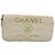 Borsa a Spalla Chanel Deauville in Tela Beige - vista 2