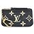 Monedero de cuero Monogram Empreinte Louis Vuitton Negro Beige