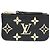 Monedero de cuero Monogram Empreinte Louis Vuitton Negro Beige - vista 2