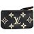 Monedero de cuero Monogram Empreinte Louis Vuitton Negro Beige - vista 3