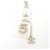 Orecchini a perno Chanel AB8470 Bianco D'oro - vista 3