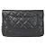 Timeless Chanel Portafoglio Classico a Catena Senza Tempo Nero Bordò - vista 2