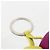 Ring Portachiavi Hermès Carmen Unodos 077895CJ D'oro Porpora - vista 3