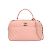 Borsa da bowling in pelle rosa Chanel usata