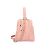 Borsa da bowling in pelle rosa Chanel usata - vista 4