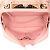 Borsa da bowling in pelle rosa Chanel usata - vista 6