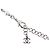 Collar de perlas con marca Coco de strass de Chanel Plata Blanco - vista 10