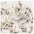 Collar de perlas con marca Coco de strass de Chanel Plata Blanco - vista 4