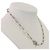 Collar de perlas con marca Coco de strass de Chanel Plata Blanco - vista 5