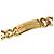Chanel Vintage Coco Mark Münz-Kettengürtel Golden - Ansicht 10