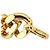 Chanel Vintage Coco Mark Münz-Kettengürtel Golden - Ansicht 14