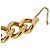 Chanel Vintage Coco Mark Münz-Kettengürtel Golden - Ansicht 15