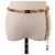 Chanel Vintage Coco Mark Münz-Kettengürtel Golden - Ansicht 2