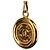 Chanel Vintage Coco Mark Münz-Kettengürtel Golden - Ansicht 7