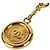 Chanel Vintage Coco Mark Münz-Kettengürtel Golden - Ansicht 8