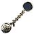 Portachiavi circolare matelassé Chanel Coco Mark D'oro