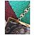 Céline Borsa a Spalla Celine Triomphe Gamaguchi con Catena in Tela Pelle Ricamo Oro Borsa Triomphe Dorata Multicolore - vista 5