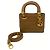 Borsa Mini Lady Dior in tela beige con tracolla