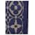 Sciarpa Louis Vuitton Monogram Echarpeski Marrone Blu navy  - vista 6
