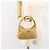 PRADA Borsa a mano in nylon beige argento autentica 160804 - vista 21