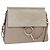 Chloé Borsa a Spalla Chloe Fay in Pelle Scamosciata Beige Oro Auth BA9070