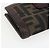 Portafoglio compatto in tela Zucca FENDI Nero Marrone Argento Auth 158172 - vista 14