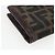 Portafoglio compatto in tela Zucca FENDI Nero Marrone Argento Auth 158172 - vista 16