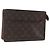 LOUIS VUITTON Pochette Masculina Monogram Bolsa de Mão M51795 LV Auth bs31927 Monograma