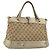 Borsa a mano GG Canvas Gucci Beige Oro 269894 Auth 160609 D'oro