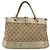 Borsa a mano GG Canvas Gucci Beige Oro 269894 Auth 160609 D'oro - vista 2