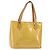 LOUIS VUITTON Monogram Vernis Houston Hand Bag Beige M91004 LV Auth BA9047
