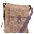 Borsa a Spalla Gancini Salvatore Ferragamo in Tela Viola Oro Auth 160696