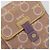 Borsa a Spalla Gancini Salvatore Ferragamo in Tela Viola Oro Auth 160696 - vista 14