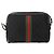 Borsa a Spalla Gucci GG Canvas Web Sherry Line Nero Oro Auth 158418 D'oro - vista 3