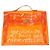 Hermès HERMES Borsa a Mano Kelly in Vinile Arancione Auth 158158 - vista 2
