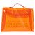 Hermès HERMES Borsa a Mano Kelly in Vinile Arancione Auth 158158 - vista 3