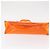 Hermès HERMES Borsa a Mano Kelly in Vinile Arancione Auth 158158 - vista 9