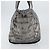 CHANEL Borsa Tote Illimitata Nylon Argento CC Auth bs31915 - vista 5