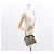 Gucci Borsa GG Supreme Web Sherry Line in PVC beige e oro 68 02 047 Auth ka1073 D'oro - vista 21