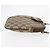 Gucci Borsa GG Supreme Web Sherry Line in PVC beige e oro 68 02 047 Auth ka1073 D'oro - vista 4