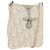 Borsa a Spalla Romantica Trotter Christian Dior PVC Bianco Argento Auth 158881V