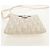 Borsa a Spalla Romantica Trotter Christian Dior PVC Bianco Argento Auth 158881V - vista 12