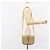 Céline Borsa a Spalla in Tela Macadam CELINE PVC Beige Oro Auth 157310 D'oro - vista 23