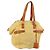 Tote Bag aus Canvas Beige Silber SAINT LAURENT 203820 Auth 160733