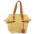 Tote Bag aus Canvas Beige Silber SAINT LAURENT 203820 Auth 160733 - Ansicht 2