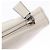 PRADA Borsa Clutch in Pelle Argento Bianca Auth 159445V Bianco - vista 20
