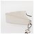 PRADA Borsa Clutch in Pelle Argento Bianca Auth 159445V Bianco - vista 3
